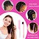 Hair Styling Comb Set - 6 PCS Teasing Brush, Rat Tail Edge Brush for Women, Girls, Kids Braiding, Backcombing (Pink)