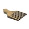 Hair/Beard Pick/Wide Tooth Comb &ndash; Made Of One Whole Piece Of Natural Green Sandal Wood With Fantastic Handle (M049)