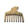 Hair/Beard Pick/Wide Tooth Comb &ndash; Made Of One Whole Piece Of Natural Green Sandal Wood With Fantastic Handle (M049)