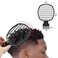 Selalu 3Pcs Twist Combs, ABS Plastic, Hair Sponge Brush Upgraded Design for Men Women Curls Natural Hair(Black)