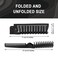 Foldable Combs in Bulk Individually Wrapped, Travel Pocket Hair Comb, Folding Hair Brush Double Headed, Brush Comb Styling Tool for Men Women Combs, Black (One Size, 10, Count)
