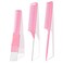 TsMADDTs Hair Combs Set, 3PCS Fine Tooth Rat Tail, Parting, Lift Teasing Combs for Women and Men Hair styling