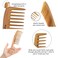 Wide Tooth Wooden Comb   Cepillo Ancho de Madera para Cabello   Natural Hairbrush   Vintage Style Hairbrush   Wood Comb for Gentle Styling   Anti-Static Hair Comb (Wide Tooth)