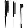 3-Piece Hair Styling Comb Set: Teasing Brush, Rat Tail Comb, Edge Brush for Women's Styling