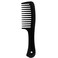 Large Wide Tooth Comb for Smooth &amp; Sturdy Styling of Long, Wet, or Curly Hair - Heat Resistant &amp; Anti-Static (Black)