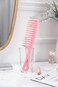 3pcs Wide Tooth Comb Set,Detangling Hair Comb for Curly,Wet,Thick Hair,Hair Brush Shower Comb Detangler Hair Wide Comb with Care Handgrip Comb Styling Comb for Women,Men Macaron Pink