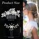 5 Pieces Wedding Hair Comb Bridal Hair Pins Set Silver Crystal Pearl Hair Side Comb U-shaped Flower Rhinestone Wedding Hair Accessories for Bride Bridesmaid Prom