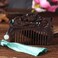 Leadigol Wood Hair Comb for Women,Massage Comb,Natural Wood Hair Comb Scalp Massager Comb Woodcarving Flowers Birds Comb for Travel Pocket Comb