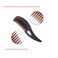 Hair Comb, Dandruff Removal Comb Plastic, All Hair Types, Manual, for People with Dandruff Problems
