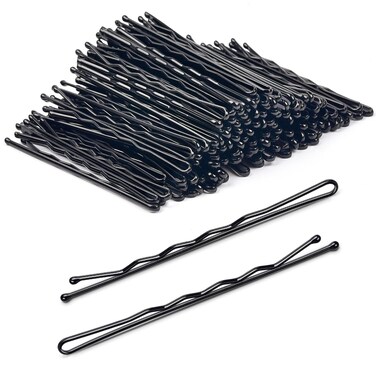 MORGLES 120PCS Jumbo Bobby Hair Pins for Women Girl, Large Black Bobby Pins 2.75Inches with Box