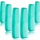 Leinuosen 12 Pieces Hair Combs Set Pocket Plastic Fine Tooth Dressing Comb for Women and Men, Peines Para Cabello(Cyan-blue)