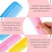 Leinuosen 12 Pieces Hair Combs Set Pocket Plastic Fine Tooth Dressing Comb for Women and Men, Peines Para Cabello(Pink, Yellow, Blue)