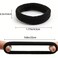 100PCS Black Hair Ties for Women Girls, Seamless Thick Black Hair Band, Elastic Hair Ties No Damage Ponytail Holder