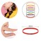 500PCS Multi colors Elastic Bands Thick Disposable Elastic Rubber Hair Ties for women, girls