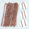 10 Pcs Brown Hair Nets Invisible with 20 Pcs U Shaped Pins, 20 Inch Individual Package Elastic Hair Mesh Nets + 2.4&rdquo; U Shaped Pins Set for Hair Bun Making Ballet Dancer Kitchen Food Service Workers