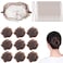 10 Pcs Brown Hair Nets Invisible with 20 Pcs U Shaped Pins, 20 Inch Individual Package Elastic Hair Mesh Nets + 2.4&rdquo; U Shaped Pins Set for Hair Bun Making Ballet Dancer Kitchen Food Service Workers