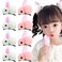10 PCS Cute Stuffed Bunny Hair Clips Elastic Plush Animal Rabbit Scrunchies Bunny Ponytail Holders Hair Band Hair Accessories for Women Girls