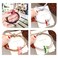 10 Pcs Elastic Hair Ties with Dinosaur Hair Bands Five Styles Bands Ponytail Holders for Women Girls Kids
