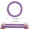 100 Pcs Thick Seamless Hair Ties, Ponytail Holders Hair Accessories No Damage for Thick Hair (Candy Colors)