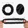 LILYSILK 9 Pack 100 Real Mulberry Silk Scrunchies Black for Women Mini- Colorful Hair Bow Ties- Girls- Unique Bobble Elastics Hair Scrunchy- Soft Cute