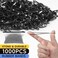 1000 pcs Elastic Hair Rubber Bands Mini Hair Rubber Bands. Disposable rubber Mini Rubber Bands, Soft Small Hair Ties for Girls, Elastic Ponytail Accessories, Baby Hair Styling (Black)