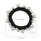 12 PCS Black Pearl Elastic Hair Bands Scrunchie Hair Ties Ponytail Holder Hair Ropes Hair Ring Hair Accessories for Women and Girl