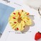12 Pcs Strawberry Hair Scrunchies Cute Printing Elastic Hair Bands Hair Ties Scrunchy Ponytail Holder Hair Accessories for Women Girls