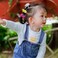 14Pcs Heart Ball Charm Hair Ties Colorful Ponytail Holders Twin Bead Hair Elastics Double Heart Bead Rubber Bands Bobble Ponytail Balls Hair Accessories for Girls