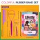 YGDZ Elastic Hair Bands, 1500pcs Rubber Bands for Hair, 80pcs Cotton Toddler Hair Ties, Colorful Small Ponytail Holders, Hair Accessories for Girl, Toddler