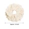 2 Pieces Lace Scrunchies- Large White Scrunchies Premium Cotton Fabric Ponytail Holder for Women and Girls