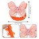 20 PCS Butterfly Hair Ties, Elastic Toddle Hair Ties with Bows and Flowers Colorful Hair Scrunchies Ponytail Holders Hair Accessories for Women Girls
