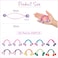 20Pcs Small Plastics Balls Hair Ties Round Bead Ponytail Holders for Toddler Girls Women Elastic Rubber Bands Bubble Hair Ties Beads Hair Accessories