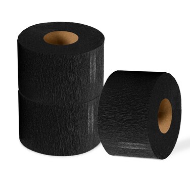 270-Count Neck Strips, Stretchy Paper Neck Band Barber Neck Paper Barber Accessories Supplies Hair Cutting Supplies for Salon Barber Shop, 2.5 x 11" (Black)