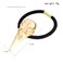 5PCS Women Hair Tie Alloy Crow Skull Elastic Ponytail Holders, Mixed Colors
