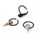 5PCS Women Hair Tie Alloy Crow Skull Elastic Ponytail Holders, Mixed Colors