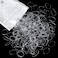 Teenitor Clear Hair Elastics,Clear Rubber Bands for Hair, Clear Hair Ties