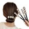4Pcs Magic Hair Bun Makers with Peal and Flower Foam Sponge Shapers, Donut Holders for Hair Twist, Curl and Styling Accessories for Women and Girls