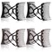 4 Pieces Elastic Magic Hair Comb Adjustable Stretchy No Crease Hair Pins Vintage Double Hair Bun Clips Hairstyle Comb Hair Accessories for Women Girls Curly Thick Wavy Hair Ponytail