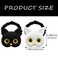 6 Pack Cute Cat Hair Ties Elastic Ponytail Holders Hair Bands for Girls High Ponytail Headwear Accessories for Women Girls Thick and Thin Hair (Black and White)