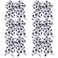 6 Count Soccer Themed Hair Ties, 8 Inch Soccer Cheer Bows Soccer Sport Hair Accessories for Girls Players Teams