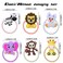 60PCS Jungle Safari Animal Hair Ties for Women Girls, Elastic Animal Hair Ties Ponytail Holder Hair Animal Jungle Safari Accessories (60pcs, Animal)
