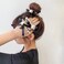 7 Pcs Pearl Black Elastic Hair Ties Ponytail Holders Hair Ropes Scrunchie Ropes for Women Girls