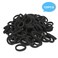 120PCS Black Hair Ties, Seamless Thick Hair Bands Ponytail Holder, Elastic Hair Tie No Damage Crease Hairties Soft Hair Ties for Women