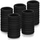 50Pcs Black Hair Ties, IKOCO Seamless Ponytail Holder Hair Bands No Damage for Women Girls, Fabric