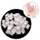 20 Invisible Elastic Edge Mesh Hair Nets - 20PCS Individual Packing for Women's Sleeping, Ballet, Kids' Hair Buns, Cooking, Food Service, Wig Nets, 50cm White