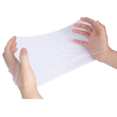 20 Invisible Elastic Edge Mesh Hair Nets - 20PCS Individual Packing for Women's Sleeping, Ballet, Kids' Hair Buns, Cooking, Food Service, Wig Nets, 50cm White