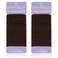 Brown Thick Large Hair Elastics Ties, Damage-free Ponytail Holder No Breakage Hair Ties Bands for Women&rsquo;s Curly Texture, Stretchy Styling Accessories 5mm 48 Pcs