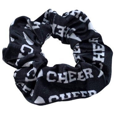 Cheer Scrunchie- Girls Cheer Hair Accessories- Cheerleading Elastics - Gift For Cheerleaders &amp; Cheer Teams