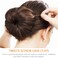 Healeved 15 PCS Bungee Hair Ties with Hooks Hair Bungee Ties Elastic Hooks Hair Ties Wrap Around Hair Ties Ponytail Hooks Hair Cords Ponytail Holders Hair Accessories for Updos