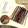 FANDAMEI 20PCS Invisible Hair Nets for Buns &amp; 40PCS U-Shaped Hair Pins, Ballet Bun Maker Set for Women, Girls, Kids (Light Brown)